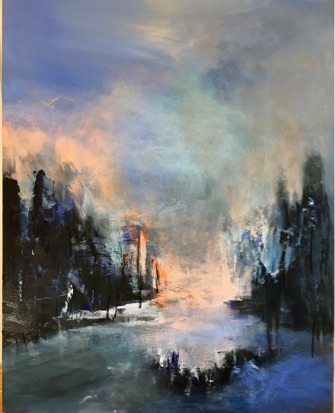 Dyp skog 40x50 - solgt