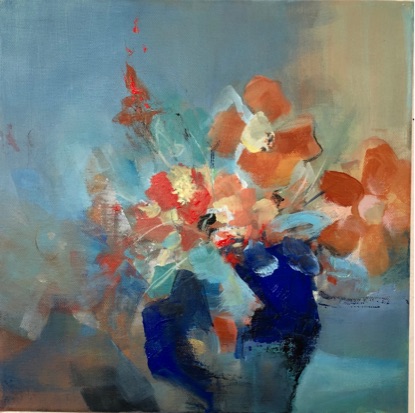 Blomster 30x30 - solgt