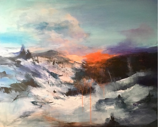 Sen-høst i fjellet 100x80 - solgt