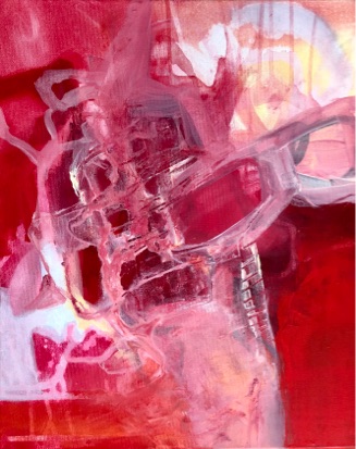 Abstrakt uttrykk 40x50 - til salgs 