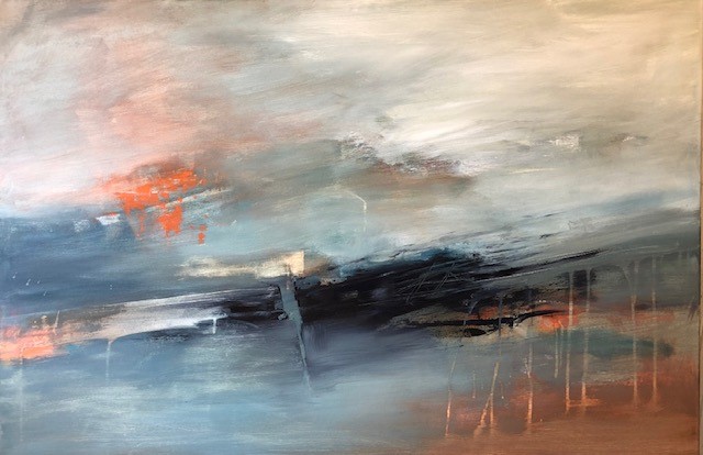 Mørk horisont 80x120 - Solgt